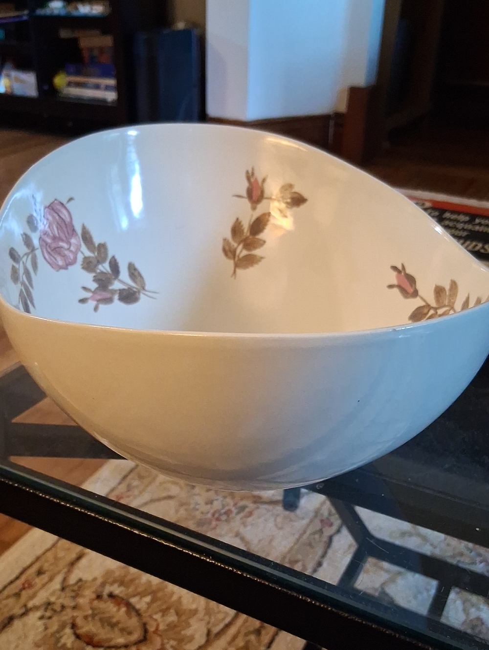 REDWING ROSE SALAD BOWL - Picture 2 of 4
